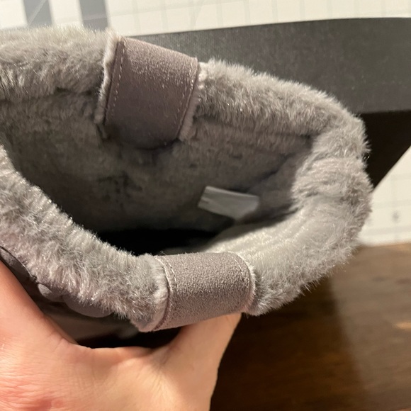 Coach Boots. Short, Grey, fuzzy liner. - Picture 2 of 6
